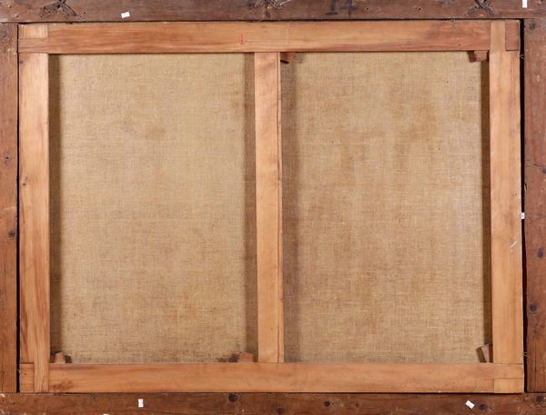 Viviano Codazzi, Cerchia di : Vedute con architetture e personaggi  - Asta Dipinti Antichi - Associazione Nazionale - Case d'Asta italiane