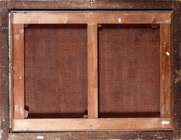 Scuola romana del XVIII secolo Paesaggi con pastori, armenti e architetture  - Asta Dipinti Antichi - Associazione Nazionale - Case d'Asta italiane