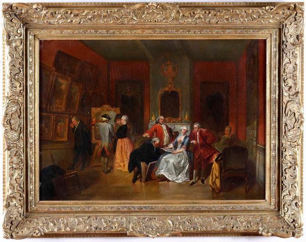 Herman Frederik Carel Ten Kate : Nella galleria dell'antiquario  - Asta Dipinti Antichi - Associazione Nazionale - Case d'Asta italiane