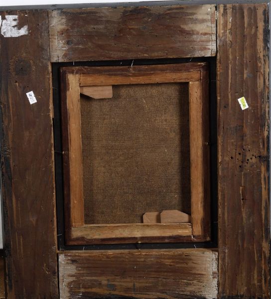 Domínikos Theotokópoulos detto El Greco, Ambito di : Testa virile  - Asta Dipinti Antichi - Associazione Nazionale - Case d'Asta italiane