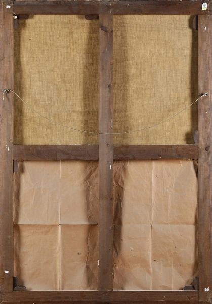 Scuola rudolfina dell'inizio del XVII secolo Figure di condottieri  - Asta Dipinti Antichi - Associazione Nazionale - Case d'Asta italiane