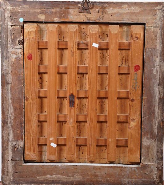 Scuola fiorentina della fine del XVI secolo Ritratto di nobildonna in abito nero  - Asta Dipinti Antichi - Associazione Nazionale - Case d'Asta italiane