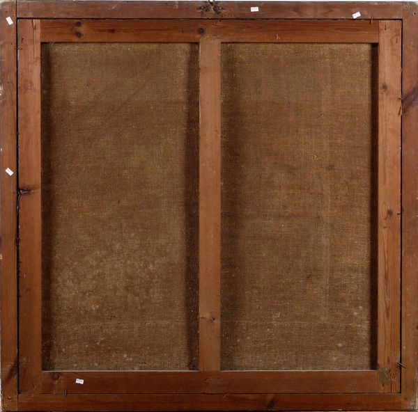 Scuola fiamminga del XVII secolo Sacra Famiglia  - Asta Dipinti Antichi - Associazione Nazionale - Case d'Asta italiane