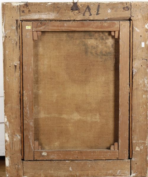 Scuola della fine del XVII secolo Figura di filosofo  - Asta Dipinti Antichi - Associazione Nazionale - Case d'Asta italiane