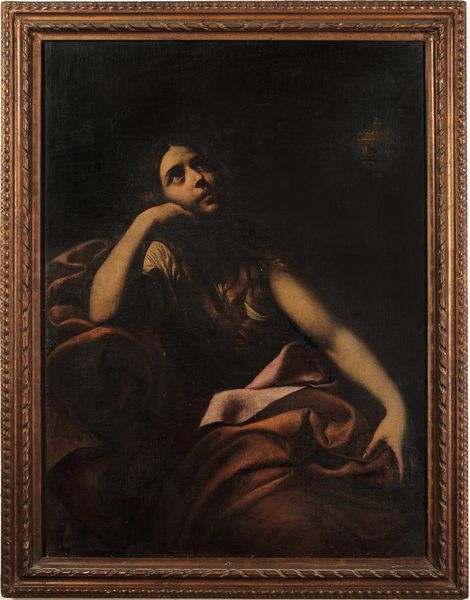 Scuola marchigiana della prima met� del XVII secolo Maria Maddalena  - Asta Dipinti Antichi - Associazione Nazionale - Case d'Asta italiane