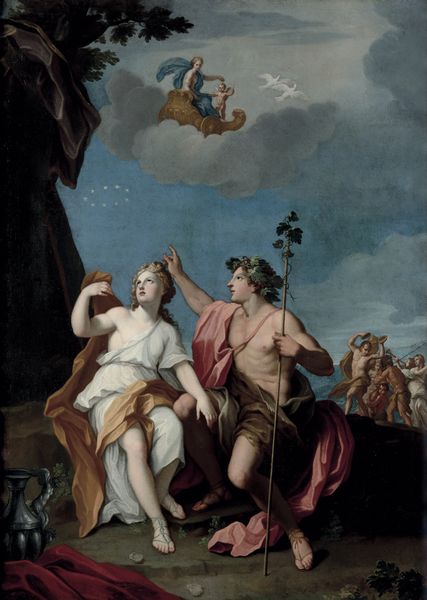 Giuseppe Bartolomeo Chiari : Incontro tra Bacco e Arianna  - Asta Dipinti Antichi - Associazione Nazionale - Case d'Asta italiane