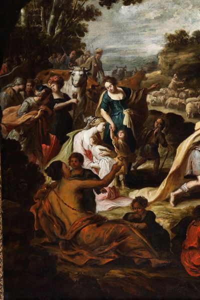 Joseph Heintz il Giovane (Augusta, 1600 circa – Venezia, 1678) : Episodio tratto dall'Antichit Classica  - Asta Dipinti Antichi - Associazione Nazionale - Case d'Asta italiane