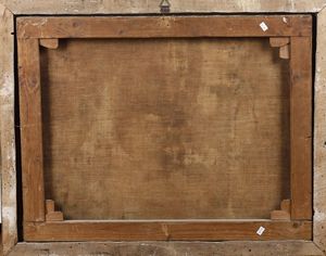 Scuola del XVIII secolo Capricci con rovine architettoniche e figure  - Asta Dipinti Antichi - Associazione Nazionale - Case d'Asta italiane