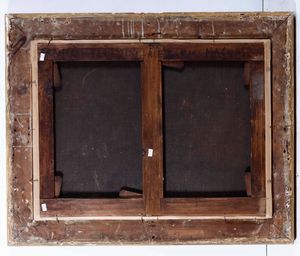 Antonio Francesco Peruzzini, Attribuito a : Paesaggio con figure in riva al fiume  - Asta Dipinti Antichi - Associazione Nazionale - Case d'Asta italiane