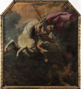Guido Reni, copia da - San Giorgio e il drago