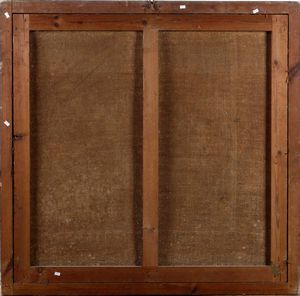 Scuola fiamminga del XVII secolo Sacra Famiglia  - Asta Dipinti Antichi - Associazione Nazionale - Case d'Asta italiane