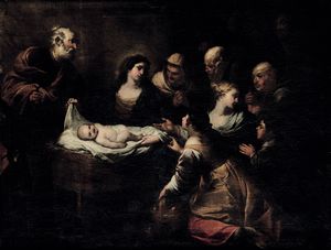 Orazio De Ferrari - Adorazione dei pastori