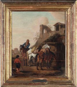 Pieter Van Bloemen detto lo Stendardo - Il riposo dei viandanti