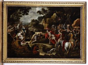 Joseph Heintz il Giovane (Augusta, 1600 circa – Venezia, 1678) : Episodio tratto dall'Antichit Classica  - Asta Dipinti Antichi - Associazione Nazionale - Case d'Asta italiane