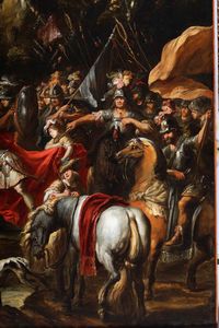 Joseph Heintz il Giovane (Augusta, 1600 circa – Venezia, 1678) : Episodio tratto dall'Antichit Classica  - Asta Dipinti Antichi - Associazione Nazionale - Case d'Asta italiane