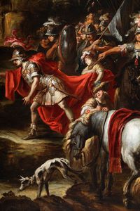 Joseph Heintz il Giovane (Augusta, 1600 circa – Venezia, 1678) : Episodio tratto dall'Antichit Classica  - Asta Dipinti Antichi - Associazione Nazionale - Case d'Asta italiane