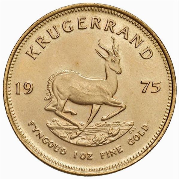 SUDAFRICA. KRUGERRAND 1978  - Asta AUREA. MONETE E MEDAGLIE IN ORO E UNA SELEZIONE DI MEDAGLIE BORBONICHE - Associazione Nazionale - Case d'Asta italiane