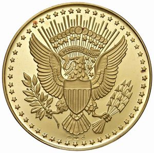 MEDAGLIA 1963 CHE COMMEMORA IL PRESIDENTE AMERICANO J.F.KENNEDY  - Asta AUREA. MONETE E MEDAGLIE IN ORO E UNA SELEZIONE DI MEDAGLIE BORBONICHE - Associazione Nazionale - Case d'Asta italiane