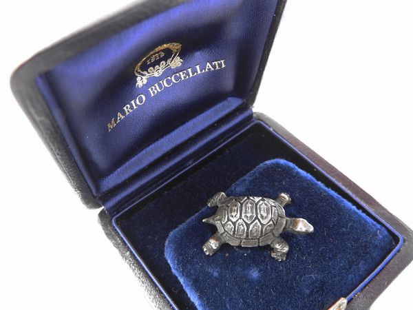 Spilla animalier Mario Buccellati in argento  - Asta Gioielli e Orologi - Associazione Nazionale - Case d'Asta italiane