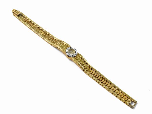 Orologio gioiello Vacheron Constantin in oro giallo e bianco con diamanti  - Asta Gioielli e Orologi - Associazione Nazionale - Case d'Asta italiane