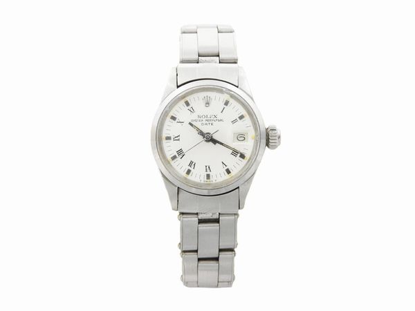 Orologio da polso per donna Rolex Date in acciaio  - Asta Gioielli e Orologi - Associazione Nazionale - Case d'Asta italiane