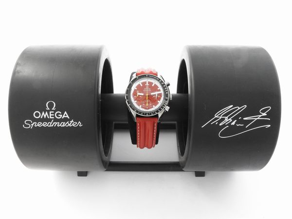 Cronografo da polso per uomo Omega Speedmaster Michael Schumacher in acciaio  - Asta Gioielli e Orologi - Associazione Nazionale - Case d'Asta italiane