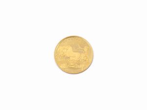 Medaglia commemorativa centenario unit� d'Italia in oro  - Asta Gioielli e Orologi - Associazione Nazionale - Case d'Asta italiane