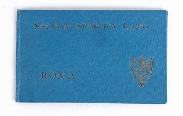 Calcio, Italia, tessera Società Sportiva Lazio 1933  - Asta Antique Toys & Sports Memorabilia - Associazione Nazionale - Case d'Asta italiane