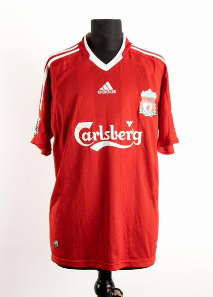 Calcio, Liverpool maglia Aquilani  - Asta Antique Toys & Sports Memorabilia - Associazione Nazionale - Case d'Asta italiane