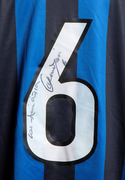 Calcio, Italia, FC INTER maglia Djorkaeff autografata  - Asta Antique Toys & Sports Memorabilia - Associazione Nazionale - Case d'Asta italiane