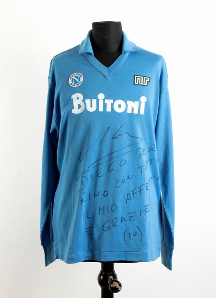 Calcio, MARADONA, Diego Armando - Maglia Napoli  - Asta Antique Toys & Sports Memorabilia - Associazione Nazionale - Case d'Asta italiane