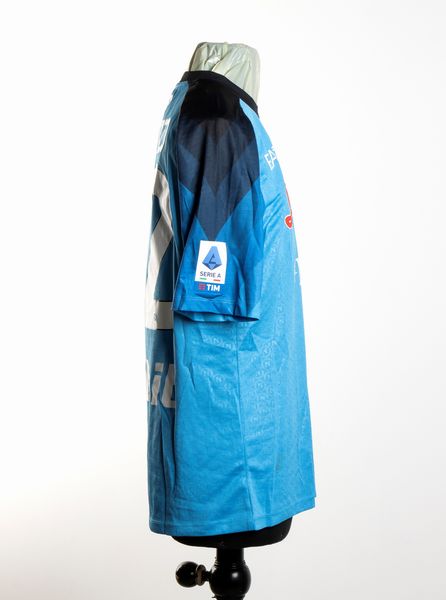 Calcio, Italia, S.S.C. NAPOLI, Di Lorenzo maglia  - Asta Antique Toys & Sports Memorabilia - Associazione Nazionale - Case d'Asta italiane