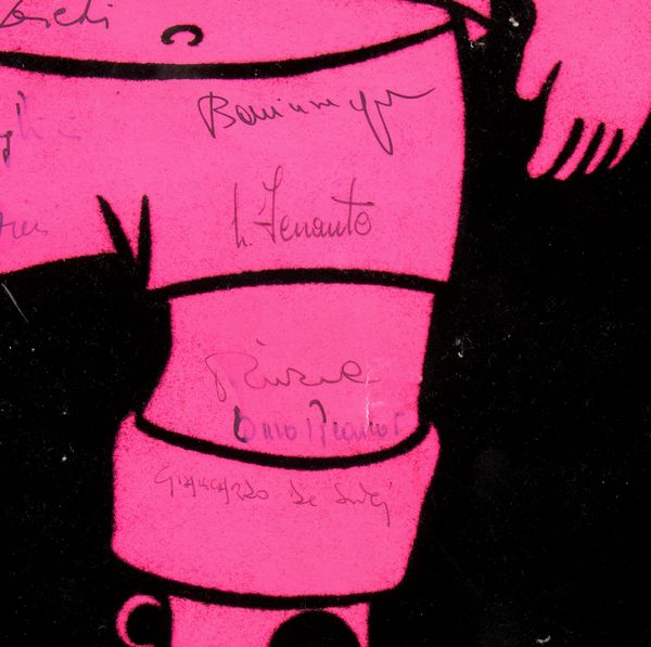 Calcio, Mondiali Mexico 70, poster autografato Italia  - Asta Antique Toys & Sports Memorabilia - Associazione Nazionale - Case d'Asta italiane