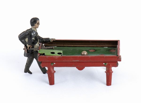 Giocatore di biliardo  - Asta Antique Toys & Sports Memorabilia - Associazione Nazionale - Case d'Asta italiane