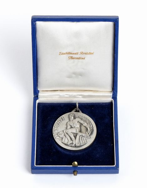 Olimpiadi, Londra 1948, Medaglia Fiaccola Olimpica  - Asta Antique Toys & Sports Memorabilia - Associazione Nazionale - Case d'Asta italiane