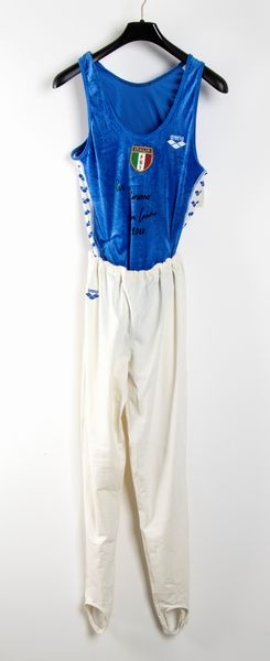 Atletica, Italia, IGOR CASSINA completo autografato  - Asta Antique Toys & Sports Memorabilia - Associazione Nazionale - Case d'Asta italiane