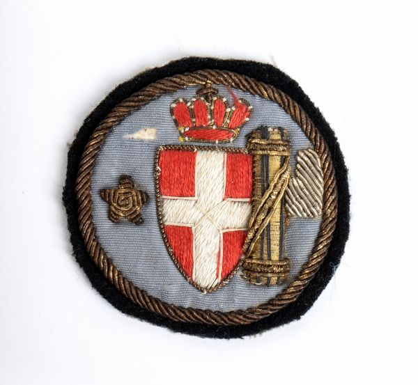Calcio e CONI, Italia, patch per giacca  - Asta Antique Toys & Sports Memorabilia - Associazione Nazionale - Case d'Asta italiane