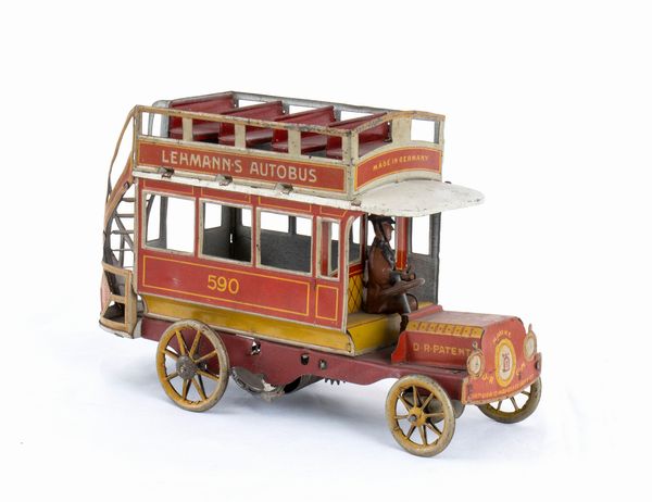LEHMANN, Autobus a due piani  - Asta Antique Toys & Sports Memorabilia - Associazione Nazionale - Case d'Asta italiane