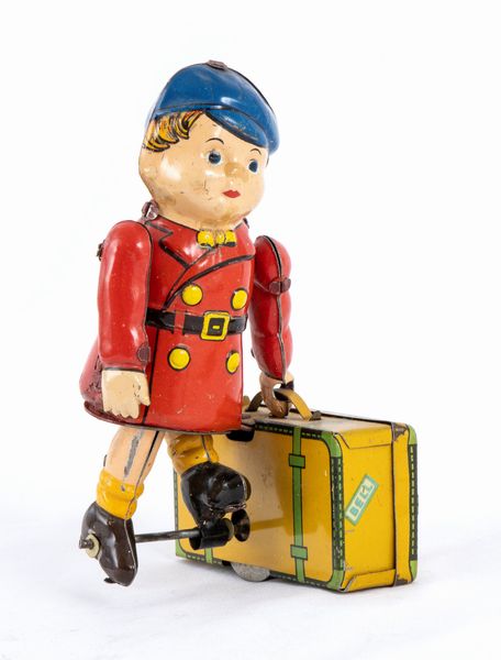 BELL, Viaggiatore con valigia  - Asta Antique Toys & Sports Memorabilia - Associazione Nazionale - Case d'Asta italiane