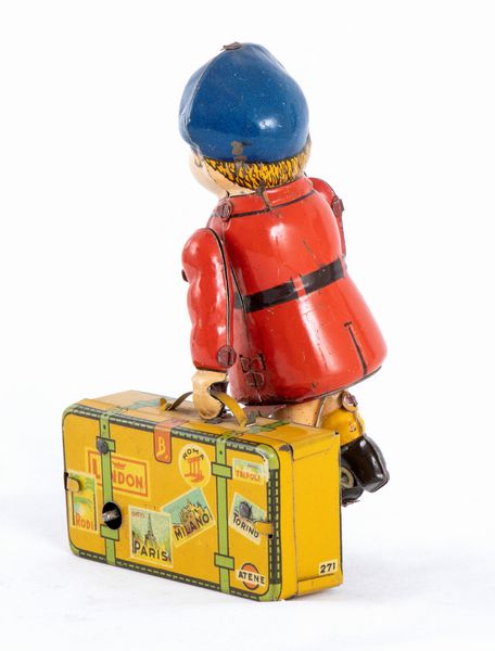BELL, Viaggiatore con valigia  - Asta Antique Toys & Sports Memorabilia - Associazione Nazionale - Case d'Asta italiane