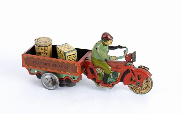 INGAP , Motocarro Trasporti Expressi  - Asta Antique Toys & Sports Memorabilia - Associazione Nazionale - Case d'Asta italiane