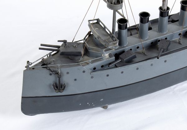 BING, Germany, incrociatore da guerra  - Asta Antique Toys & Sports Memorabilia - Associazione Nazionale - Case d'Asta italiane