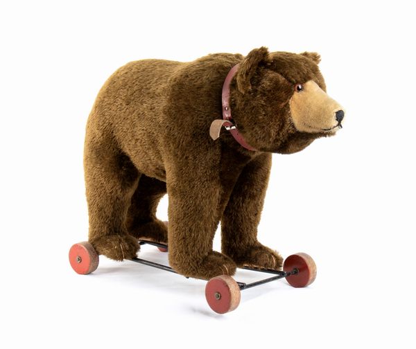 STEIFF orso su ruote  - Asta Antique Toys & Sports Memorabilia - Associazione Nazionale - Case d'Asta italiane
