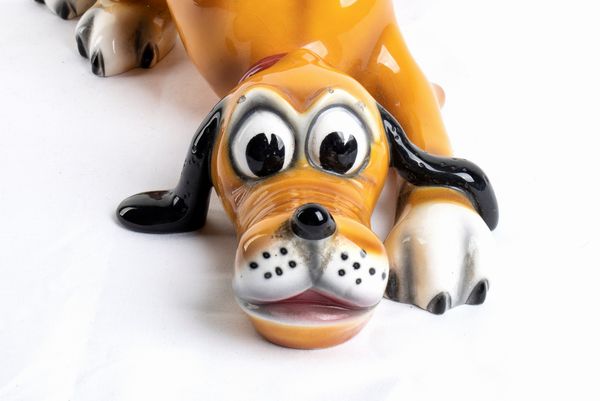 ZACCAGNINI - Disney ceramica PLUTO  - Asta Antique Toys & Sports Memorabilia - Associazione Nazionale - Case d'Asta italiane
