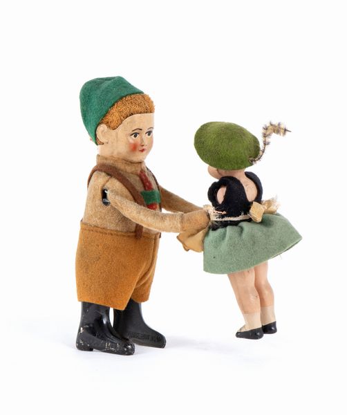 SCHUCO, Tirolese con bambina  - Asta Antique Toys & Sports Memorabilia - Associazione Nazionale - Case d'Asta italiane