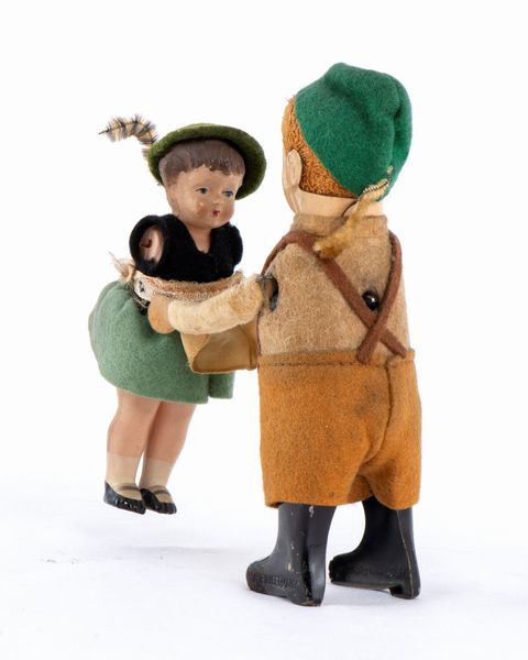 SCHUCO, Tirolese con bambina  - Asta Antique Toys & Sports Memorabilia - Associazione Nazionale - Case d'Asta italiane