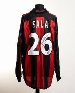 Calcio, Italia, AC MILAN, maglia autografata SALA  - Asta Antique Toys & Sports Memorabilia - Associazione Nazionale - Case d'Asta italiane