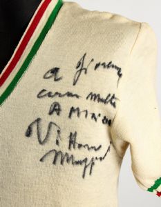 Atletica, Italia, Maggioni Vittorio, maglia campione 1951  - Asta Antique Toys & Sports Memorabilia - Associazione Nazionale - Case d'Asta italiane
