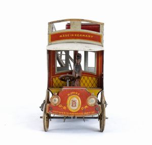 LEHMANN, Autobus a due piani  - Asta Antique Toys & Sports Memorabilia - Associazione Nazionale - Case d'Asta italiane