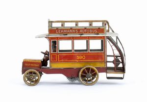 LEHMANN, Autobus a due piani  - Asta Antique Toys & Sports Memorabilia - Associazione Nazionale - Case d'Asta italiane